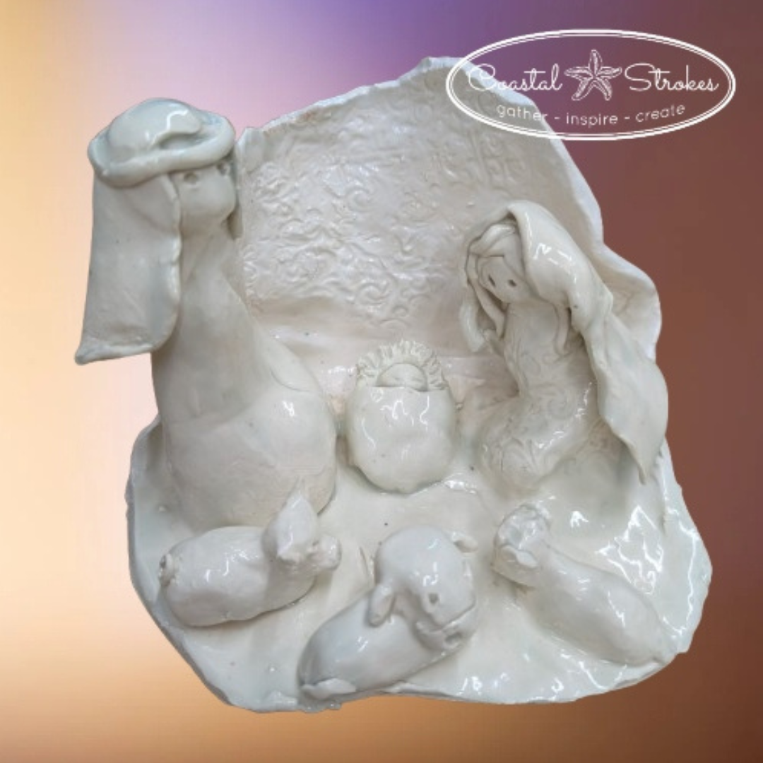 Hand Build Pottery Class ~ Nativity ~ 11/13/25 ~ 6:30-9:00