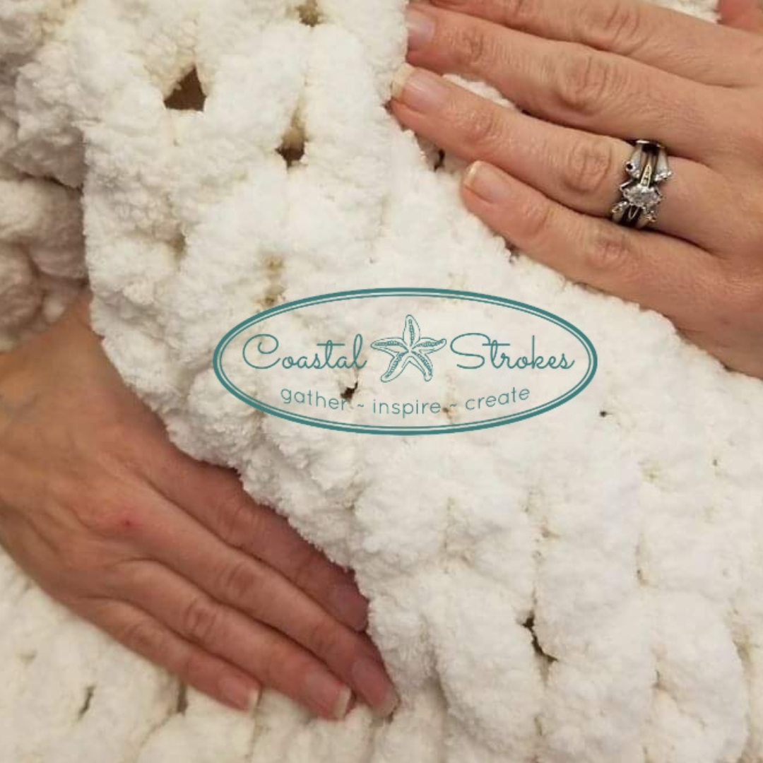 Chunky Knit Blanket Workshop ~ 1/10/26 ~ 10:00-1:30