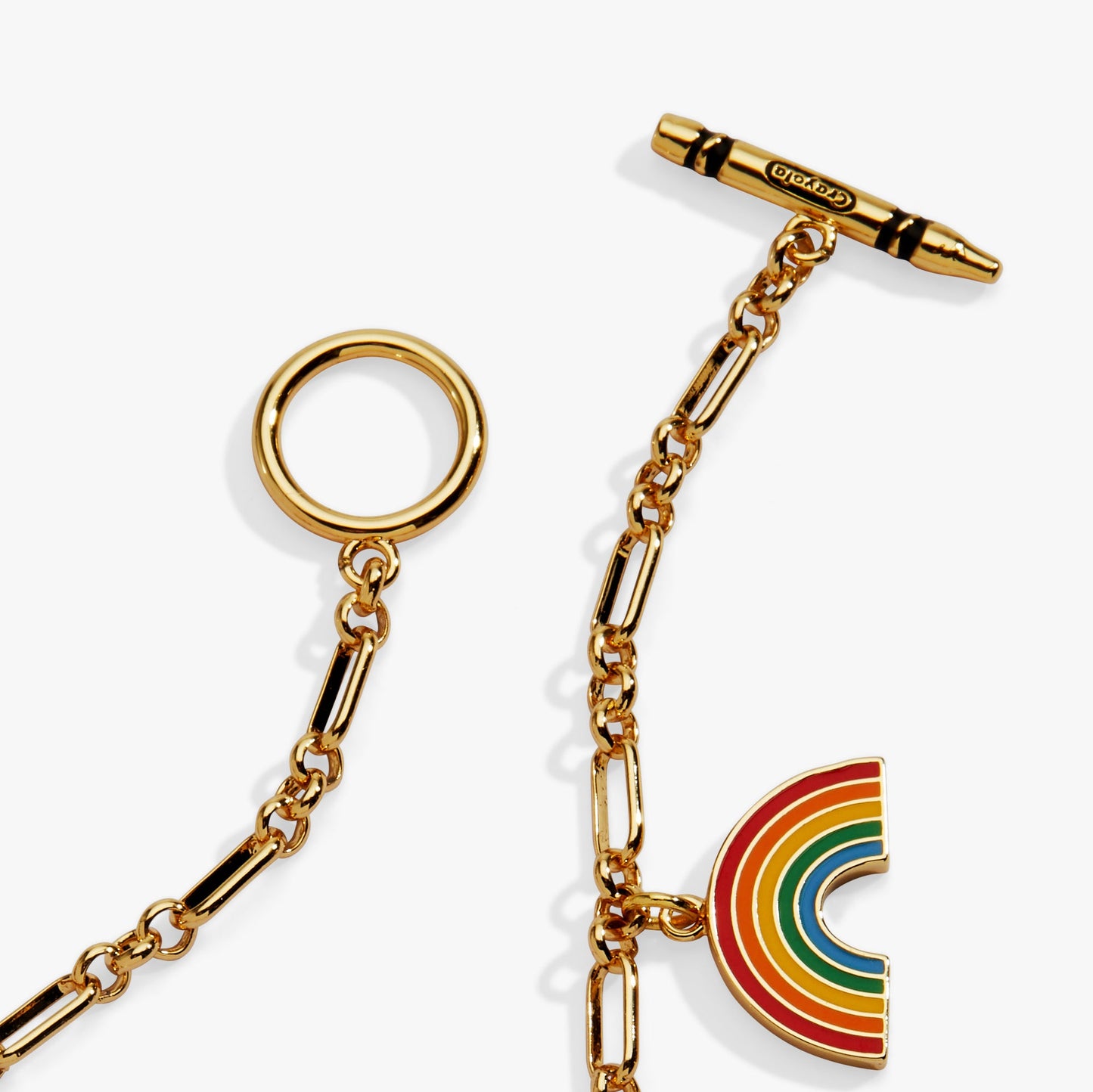 Alex & Ani Crayola 'Teaching Is A Work Of Heart' Toggle Bracelet