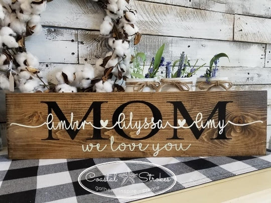 Mom Sign ~ Dog Mom ~ Gammie ~ Mother's Day