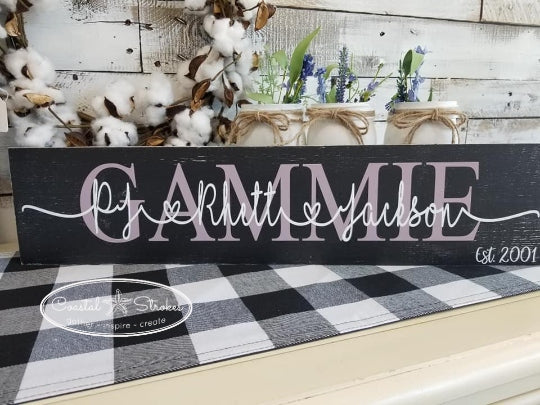 Mom Sign ~ Dog Mom ~ Gammie ~ Mother's Day