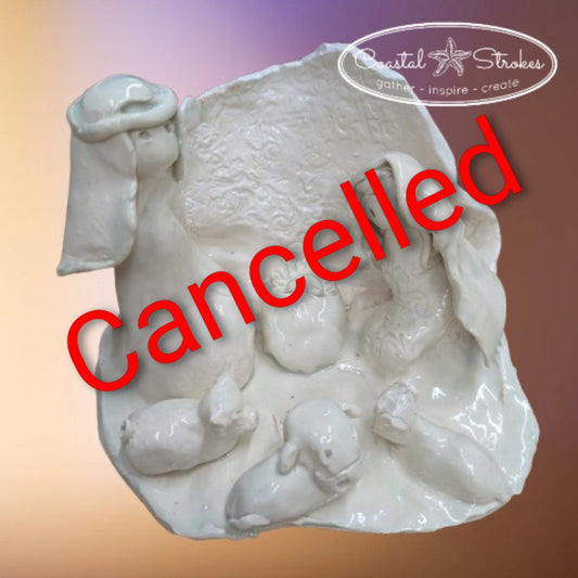 Hand Build Pottery Class ~ Nativity ~ 11/13/25 ~ 6:30-9:00