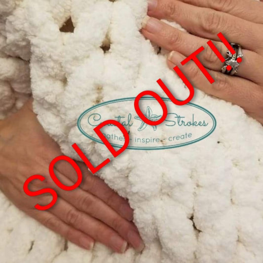 Chunky Knit Blanket Workshop ~ 3/7/26 ~ 9:00-12:30