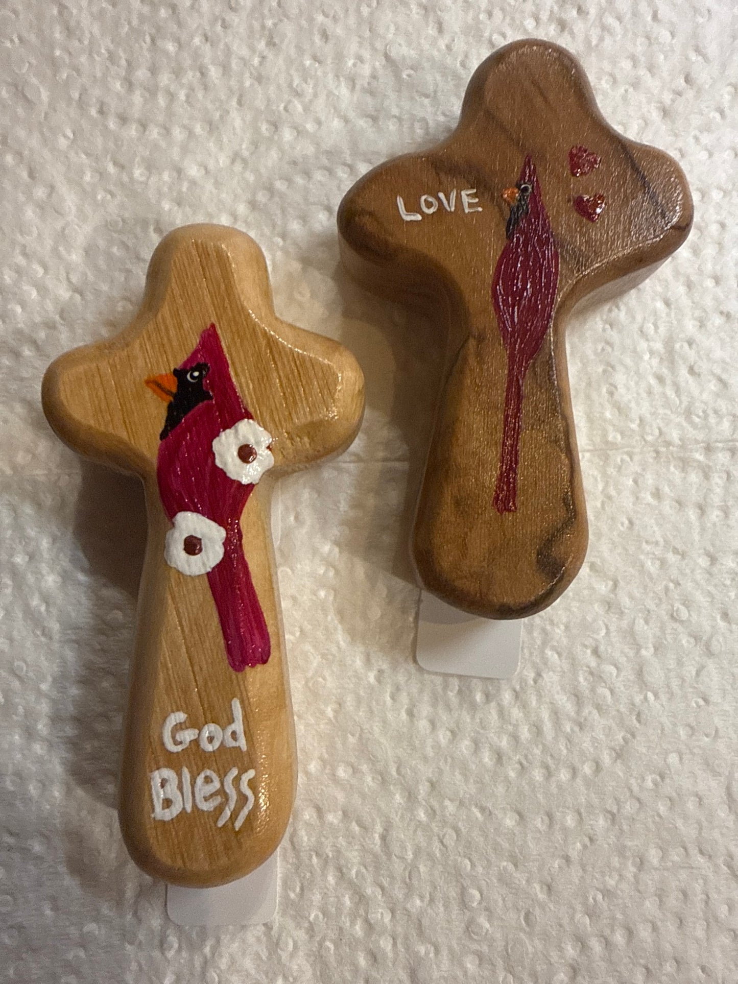 Cardinal Art Crosses