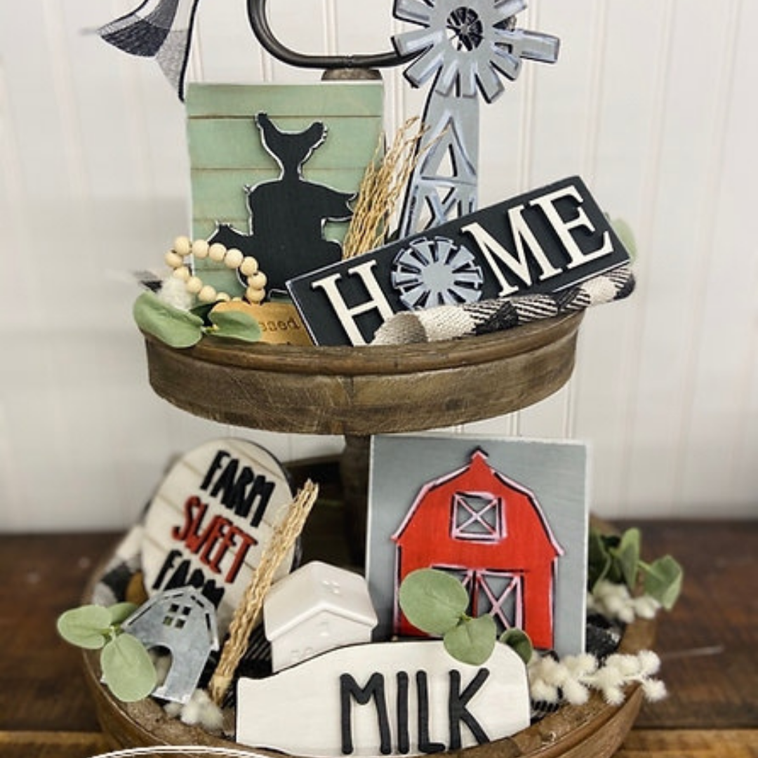 Farmhouse Tier Tray Kit