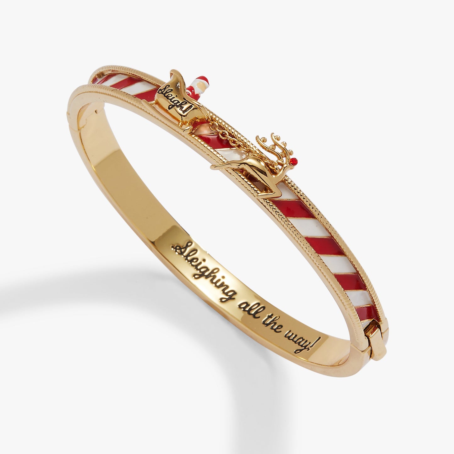 'Sleighing All The Way' Santa Fidget Bangle