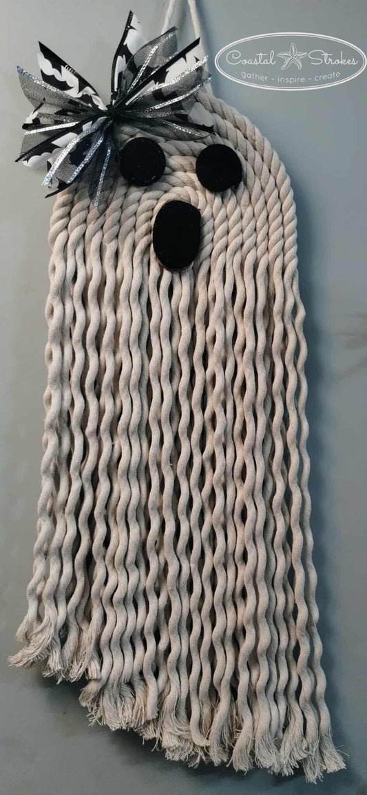 Ghost Macrame Wall Door/Wall Hanging ~ 10/29/25 ~ 6:30-8:30