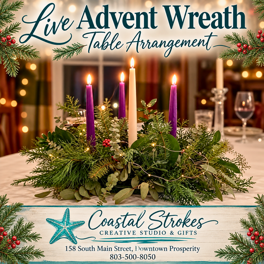 SPECIALTY ~ Live Advent Table Arrangement ~ 11/18/26 ~ 6:30-8:30