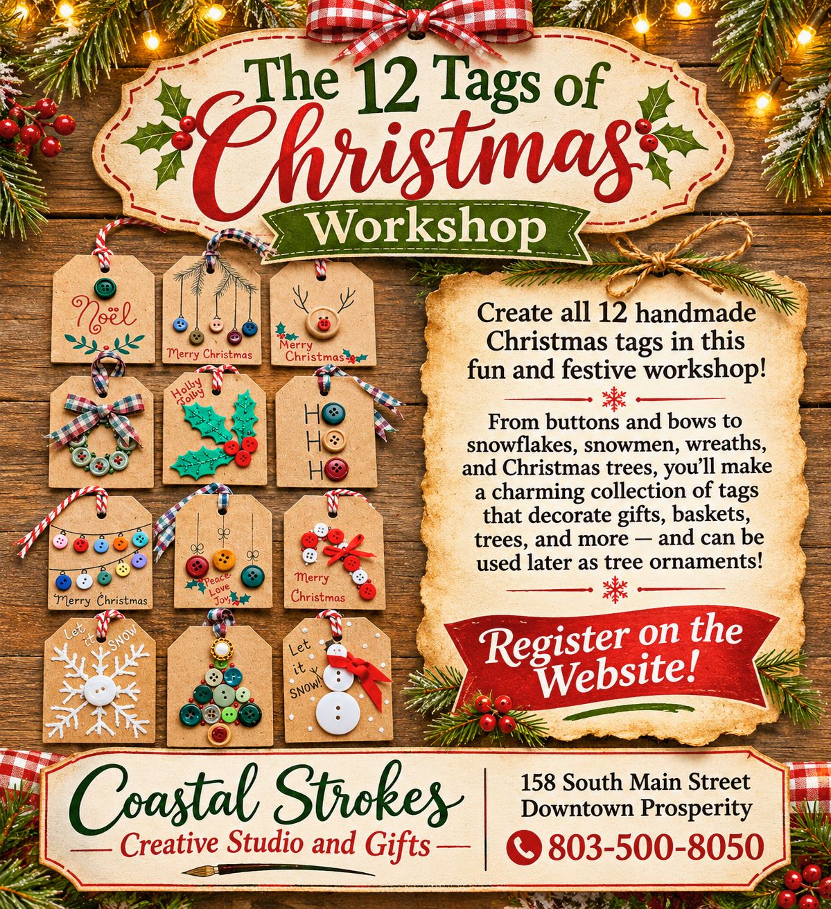 SPECIALTY ~ The 12 Tags of Christmas ~ 12/3/26 ~ 6:30-9:00