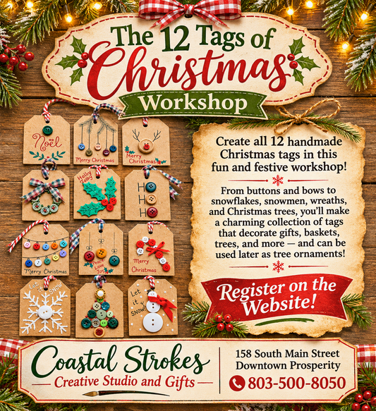 SPECIALTY ~ The 12 Tags of Christmas ~ 12/3/26 ~ 6:30-9:00