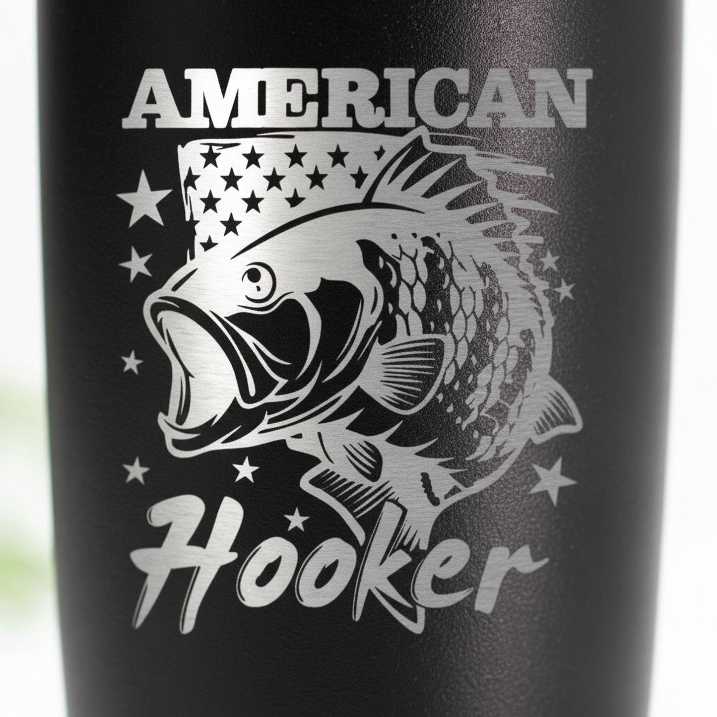 Funny Fishing Tumbler | Insulated Stainless Steel Coffee Mug With Spill Resistant Lid