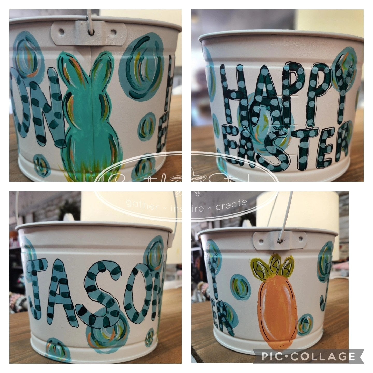 Personalized Easter Bucket
