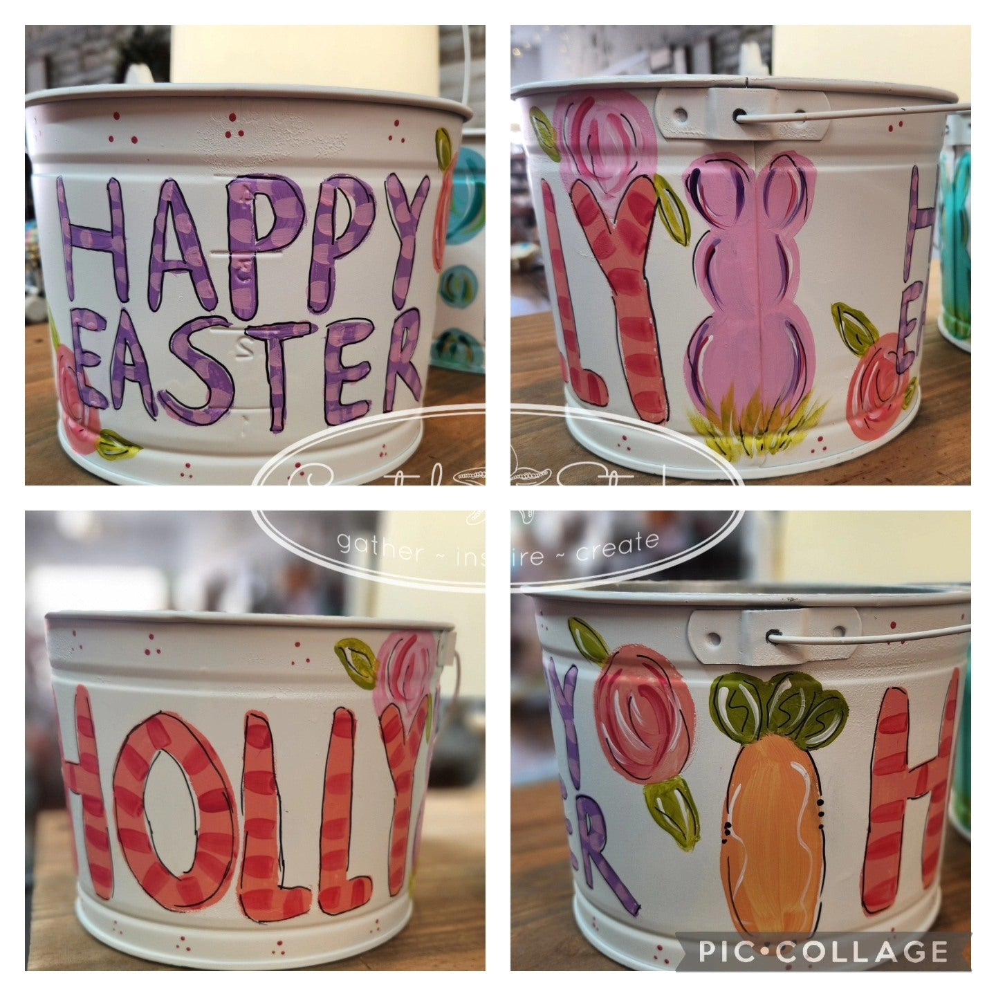 Personalized Easter Bucket