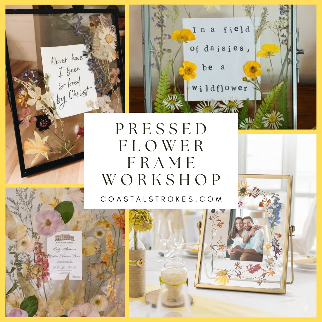 Pressed Flower Frame Workshop ~ 3/1/25 ~ 2:30-4:30