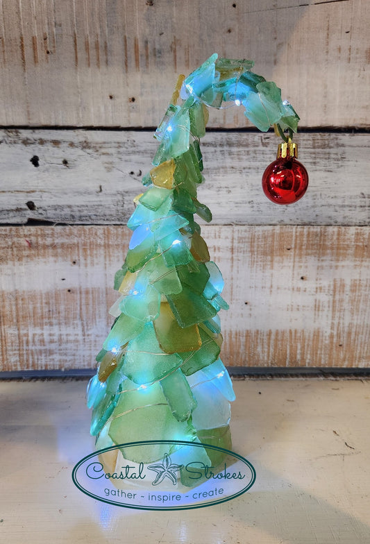 Lighted Grinchie Sea Glass Tree ~ 12/19/25 ~ 6:30-8:30