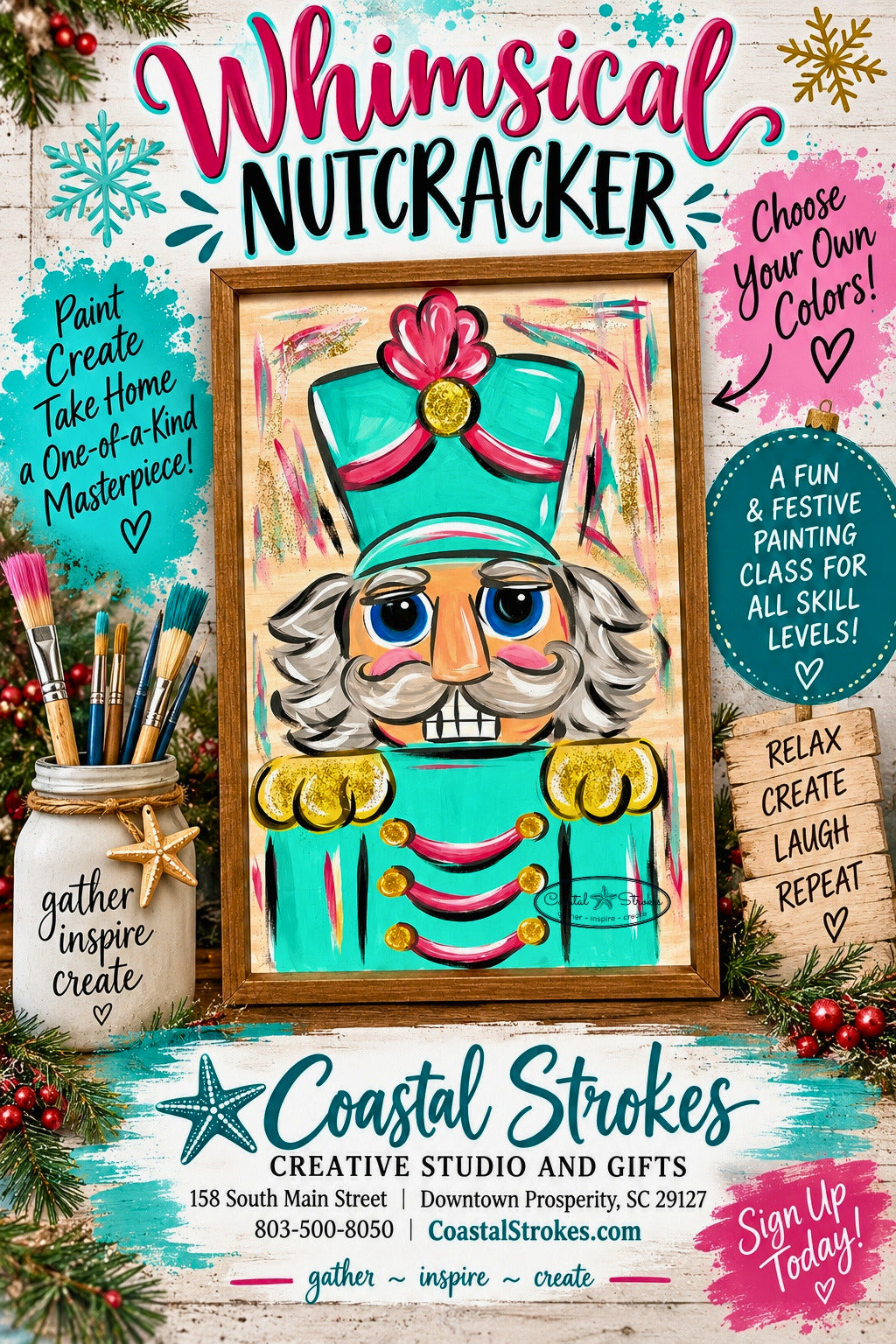 SPECIALTY ~ Whimsical Nutcracker ~ 12/12/26 ~ 5:30-8:30