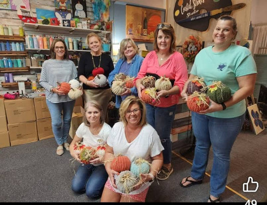 Chunky Knit Pumpkins ~ 9/5/26 ~ 3:00-6:00