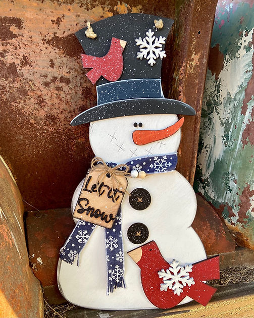 PRIVATE Snowman Let It Snow Door Hanger ~ 1/26/25