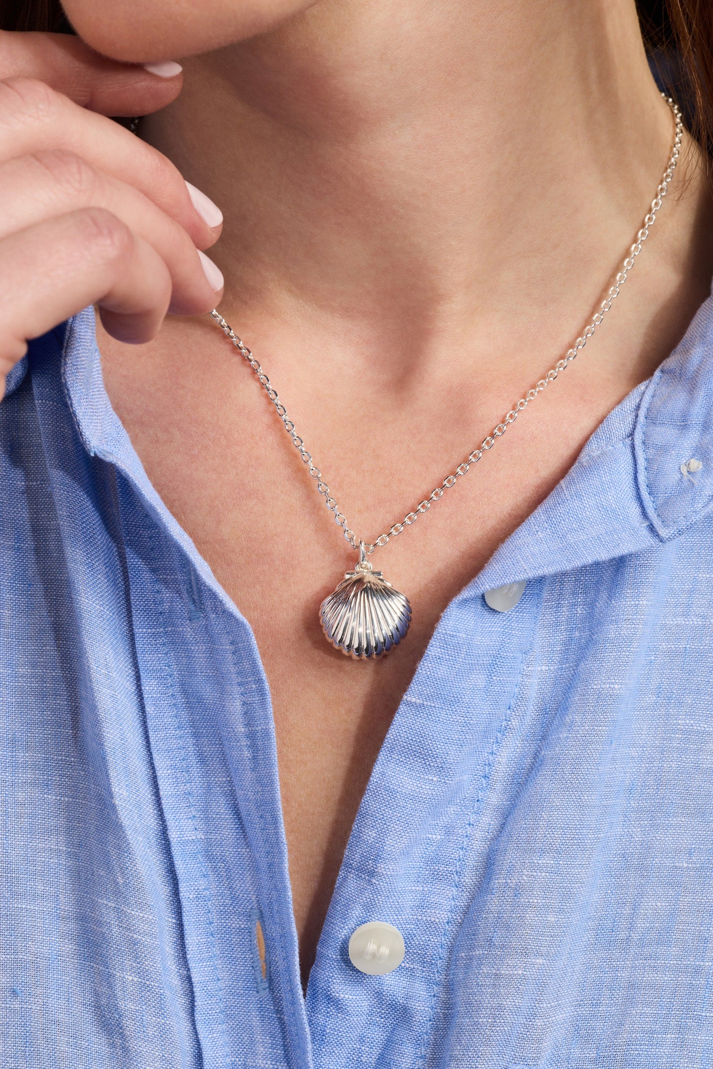 Alex & Ani Salt + Sea 'Seashells Are Love Letters In The Sand' Seashell Locket Pendant