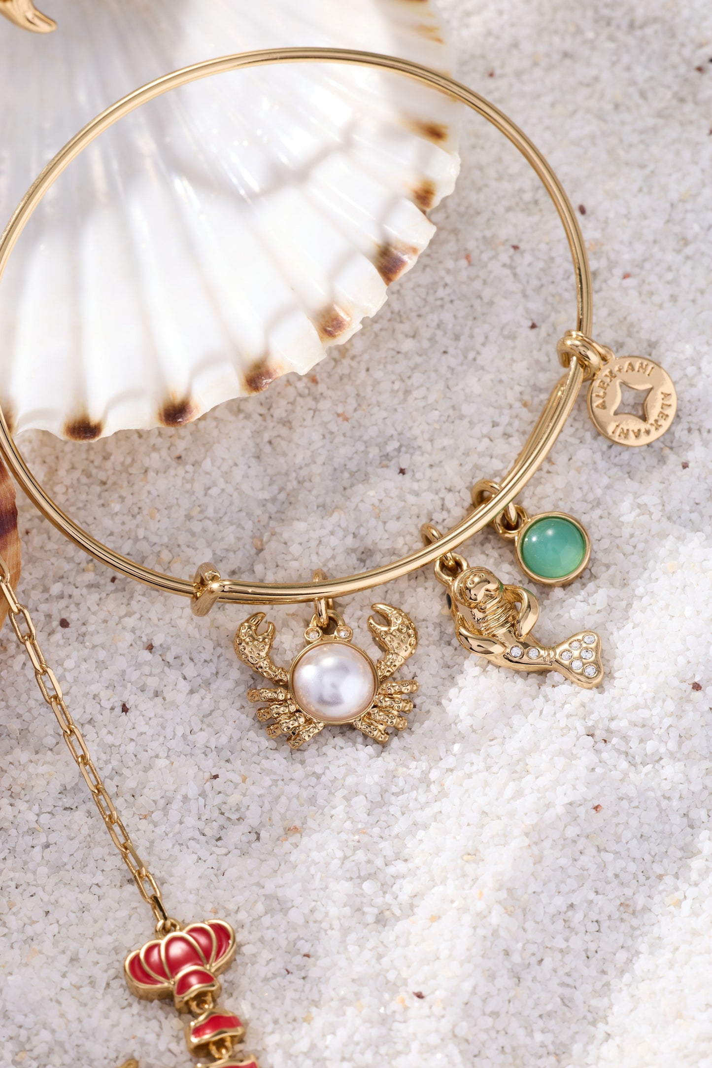 Alex & Ani Sea Creature Multi Charm Bangle