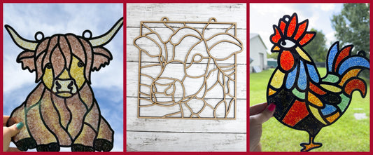 Animal Faux Stained Glass Suncatcher ~ 4/18/26 ~  2:00-5:00