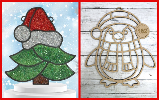 Kids Holiday Faux Stained Glass Ornament ~ 11/8/25 ~ 10:00-12