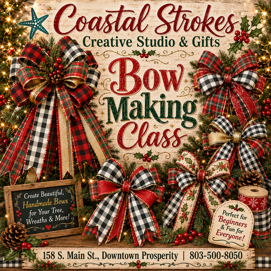 SPECIALTY ~ Bow Making ~ 11/20/26 ~ 6:30-9:00