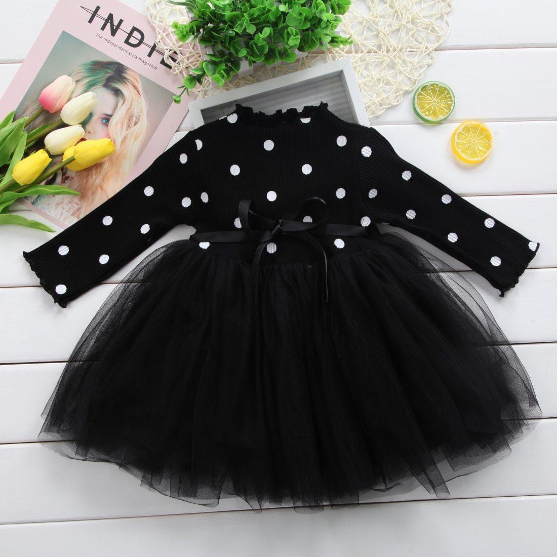 Princess Long sleeve Baby Girl Dress Newborn Infant Baby Girl Clothes – Coastal Strokes