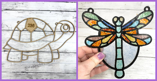 Kids Animal Faux Stained Glass Suncatcher ~ 4/18/26 ~ 10:00-12:00