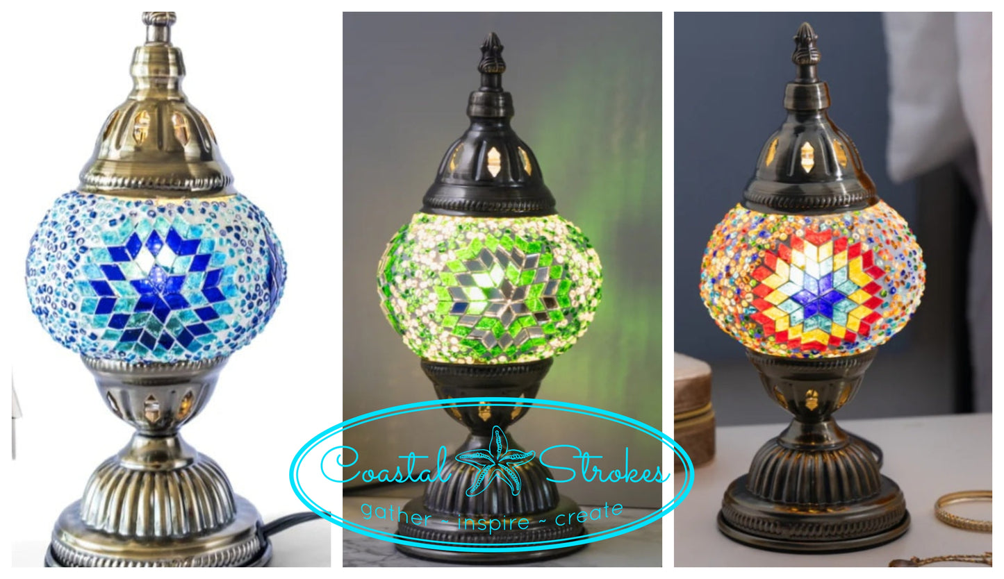 Mosaic Lamp Workshop ~ 3/8/25 ~ 6:30-9:30