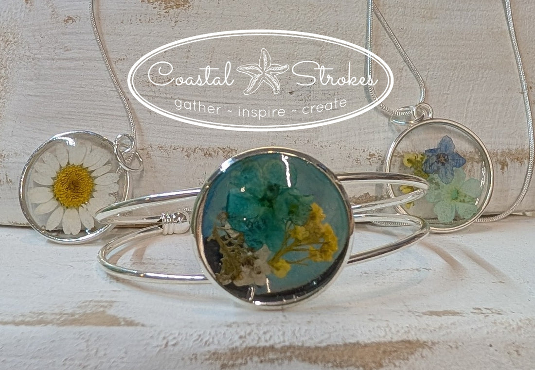 Teen Dried Flower & Resin Jewelry ~ 1/31/26 ~ 11:00-1:00