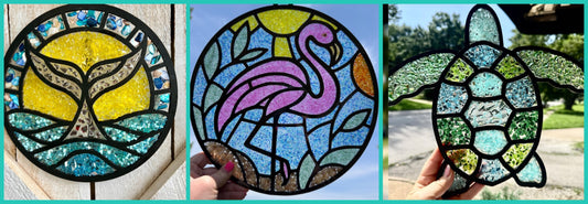 Summertime Faux Stained Glass Suncatcher ~ 6/13/26 ~ 2:00-5:00