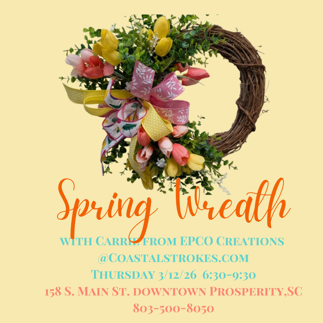 Spring Wreath ~ 3/12/26 ~ 6:30-9:30 ~ $59.00
