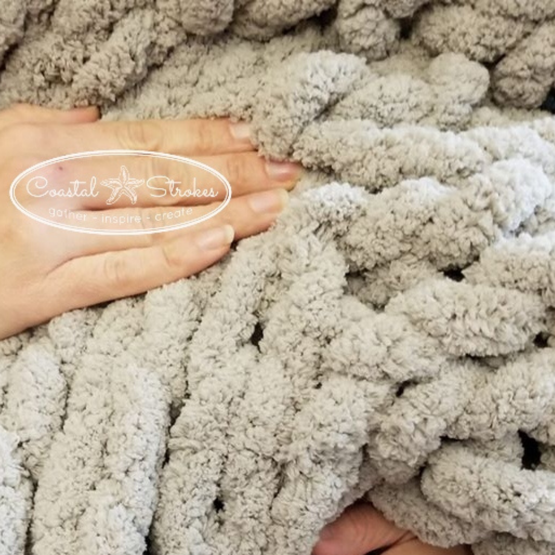 Chunky Knit Blanket Workshop ~ 11/22/25 ~ 10:00-1:30
