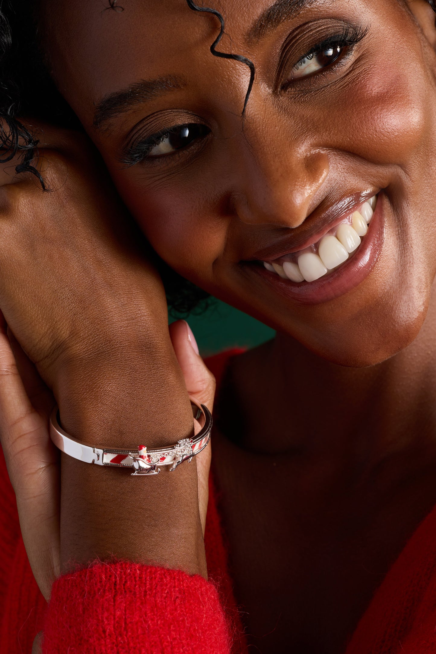 'Sleighing All The Way' Santa Fidget Bangle