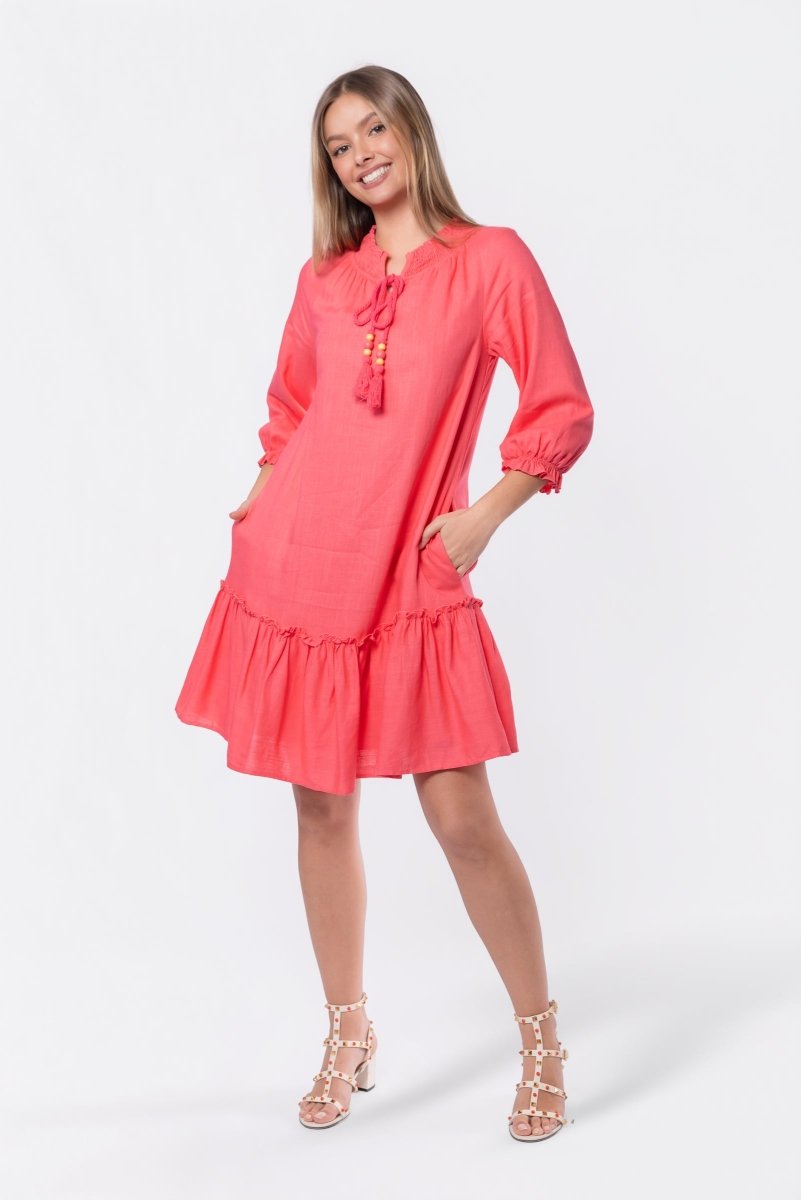 Clio Dress 37" (Pink)