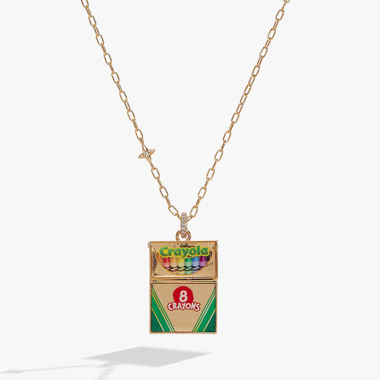 Alex & Ani Crayola 'To Teach Is To Color A Life Forever' Crayon Box Locket