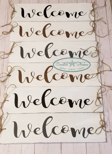 Welcome Sign ~ French Welcome Sign
