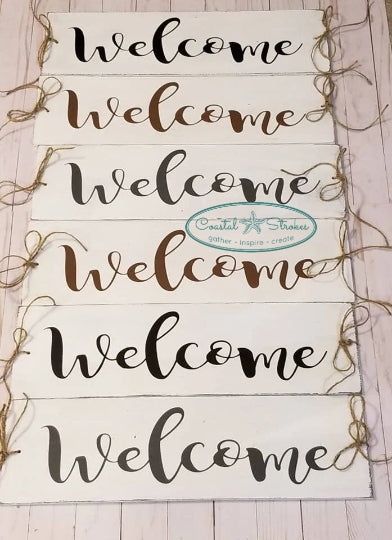 Welcome Sign ~ French Welcome Sign