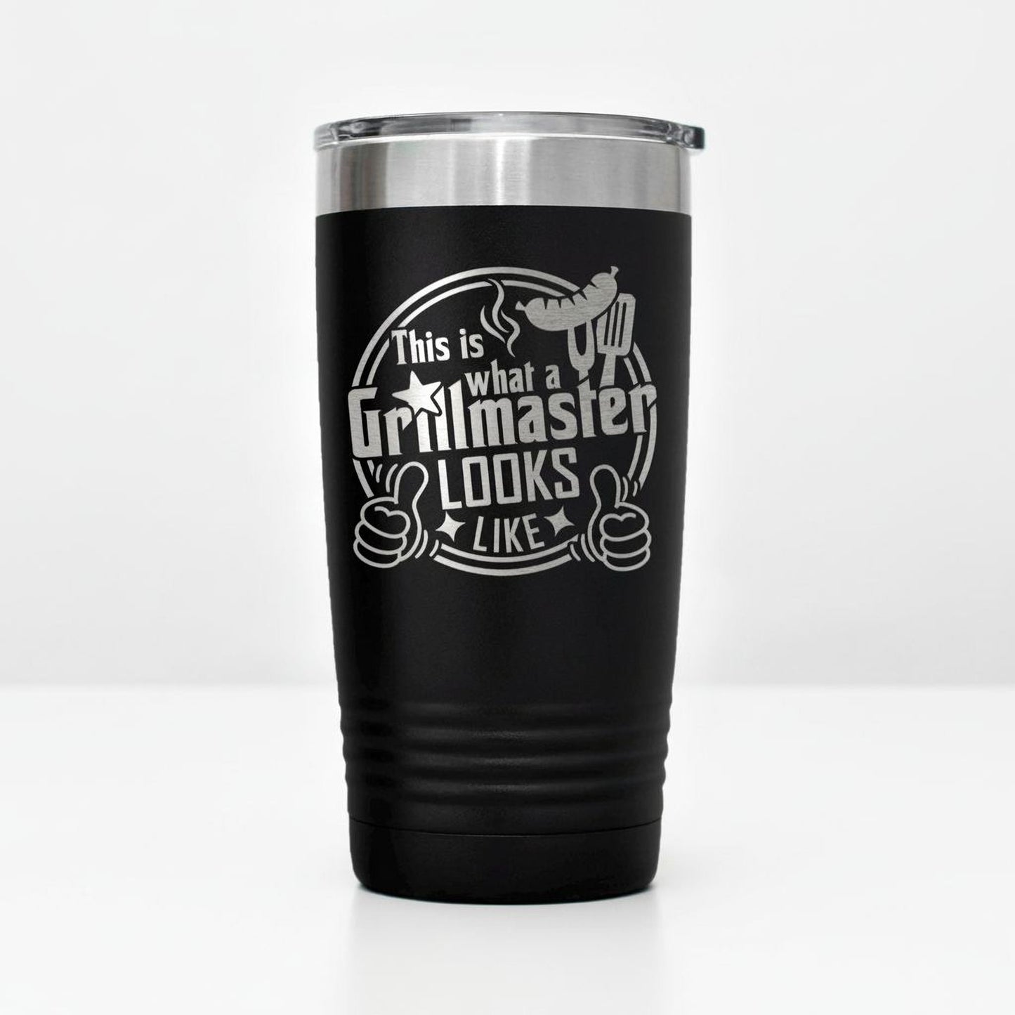 Grillmaster Tumbler - Insulated Stainless Steel Double Wall Tumbler For BBQ Gift
