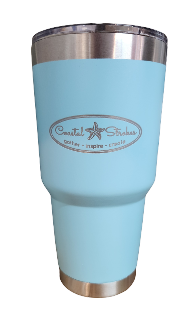 Coastal Strokes 30oz Tumbler