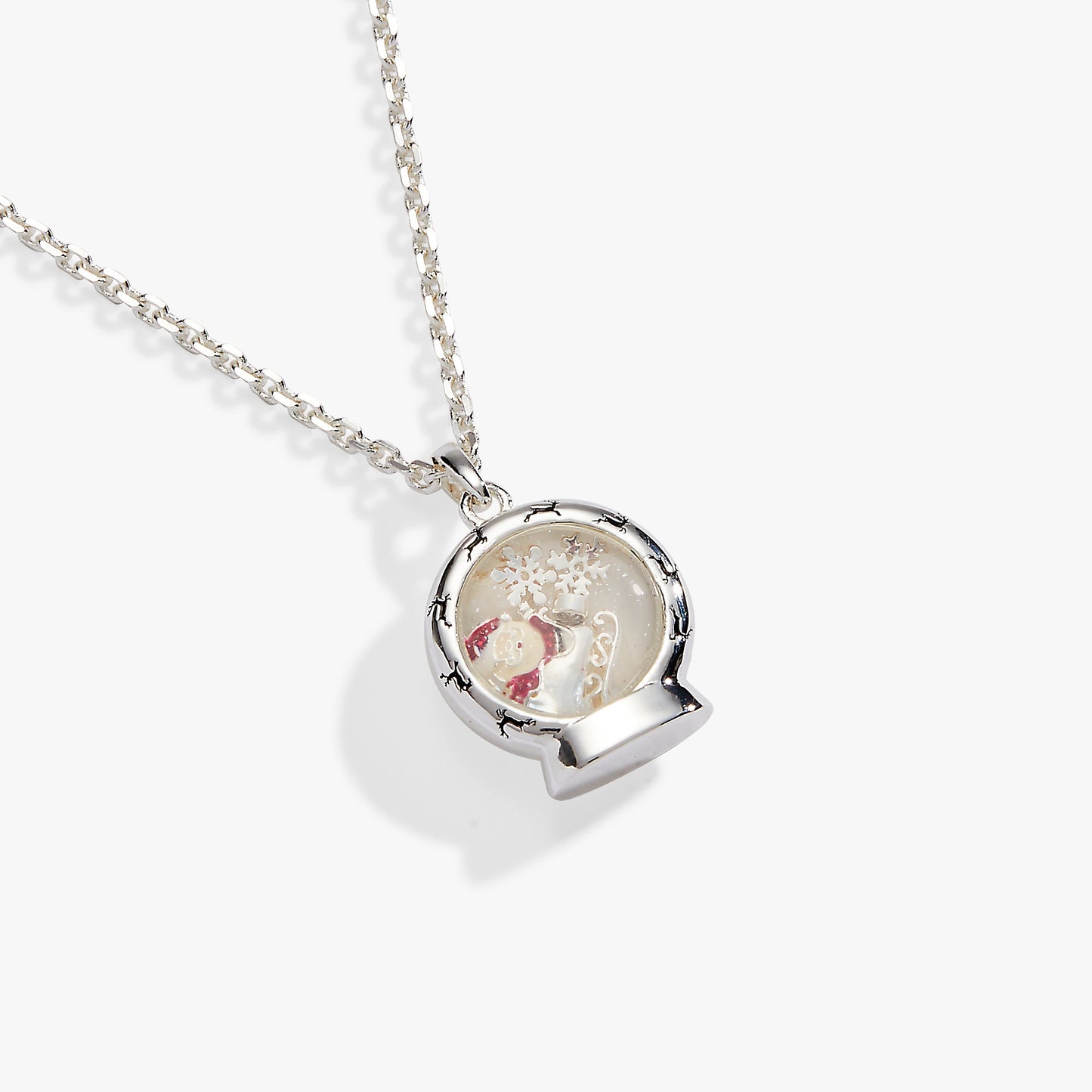 Santa's Sleigh Shaker Pendant