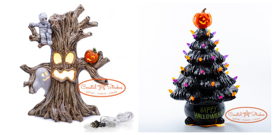 Lighted Haunted Halloween Tree/Lighted Halloween Tree ~  9/30/23 ~ 6:30-9:30