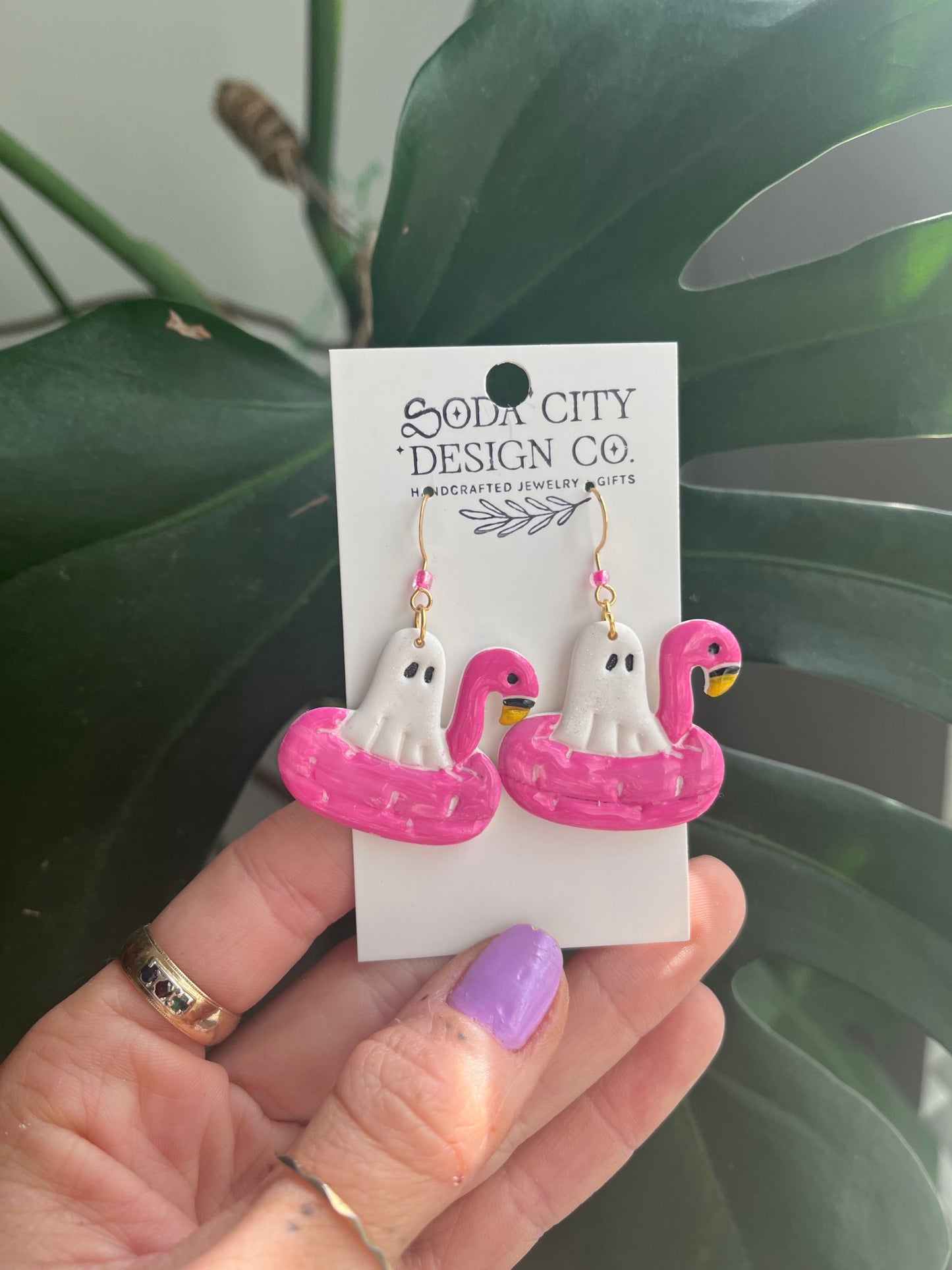 Ghostie Flamingo Floatie