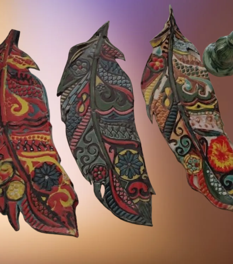 Ceramic Feather Glazing Class ~ 2/19/26 ~ 6:30-9:30