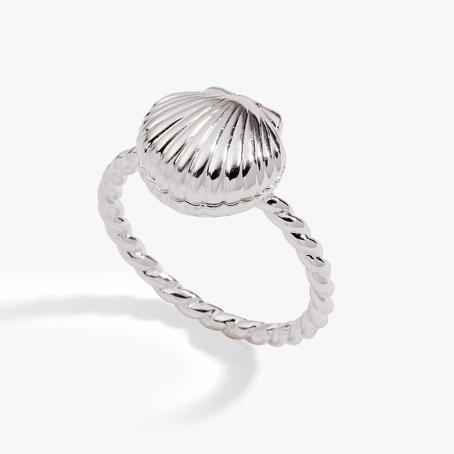 Alex & Ani Salt + Sea 'Seashells Are Love Letters In The Sand' Locket Ring