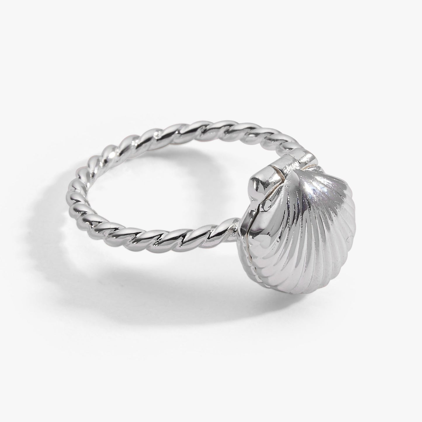 Alex & Ani Salt + Sea 'Seashells Are Love Letters In The Sand' Locket Ring
