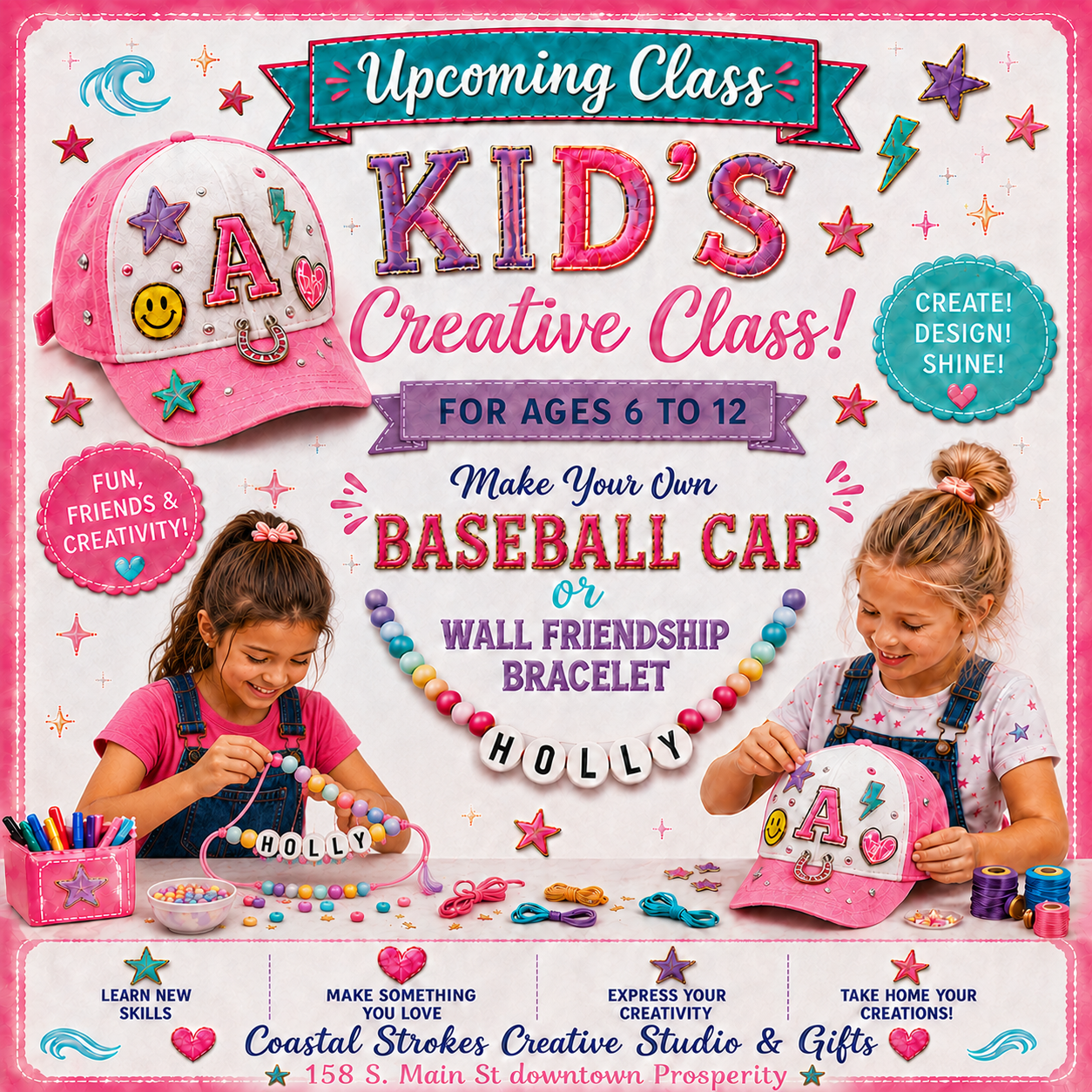 Kids Creative Class ~ 8/29/26 ~ 10:00-12:00