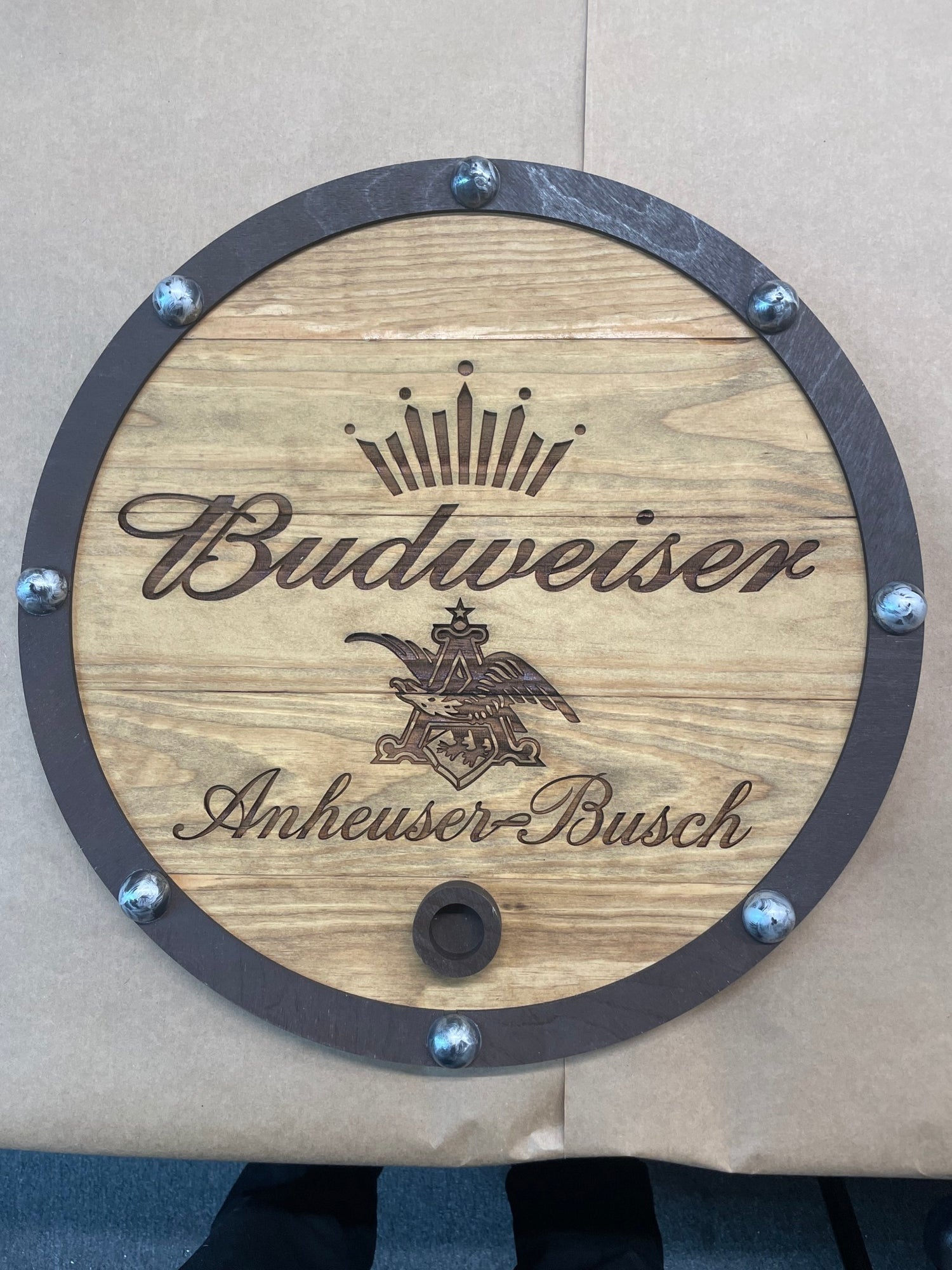 Budweiser barrel top