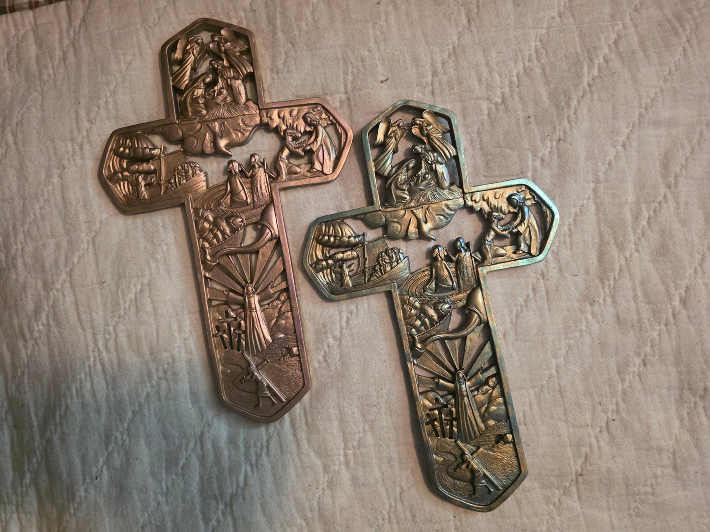 Faith hope and love green brown